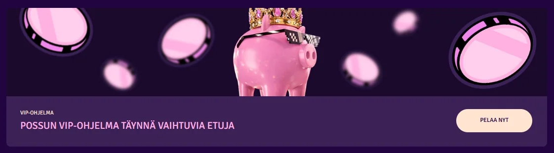 Liity VIP-ohjelmaan nyt.